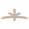 Ekena Millwork Alberta Smooth Timber Gable Bracket, Douglas Fir, 72"W x 27"H x 3 1/2"D x 5 1/2"F, 9/12 Pitch GBW072X27X0406ALB00SDF - alternate 1
